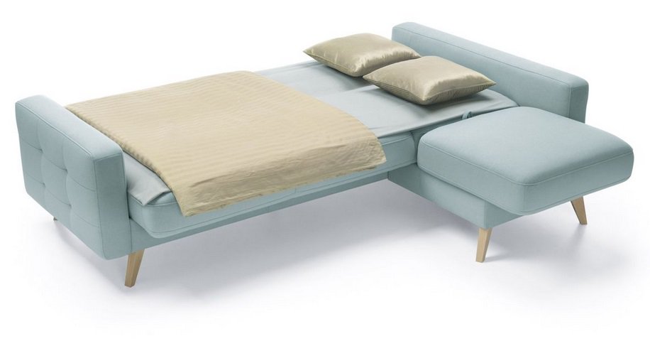 Sweet sit - nappa narożnik z funkcją spania i pojemnikiem..