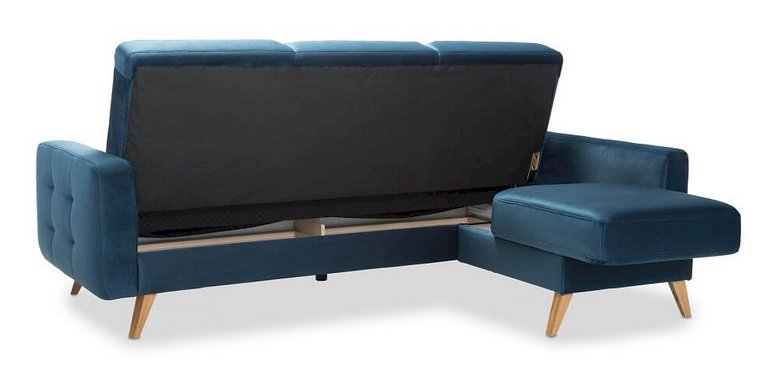 Sweet sit - nappa narożnik z funkcją spania i pojemnikiem..