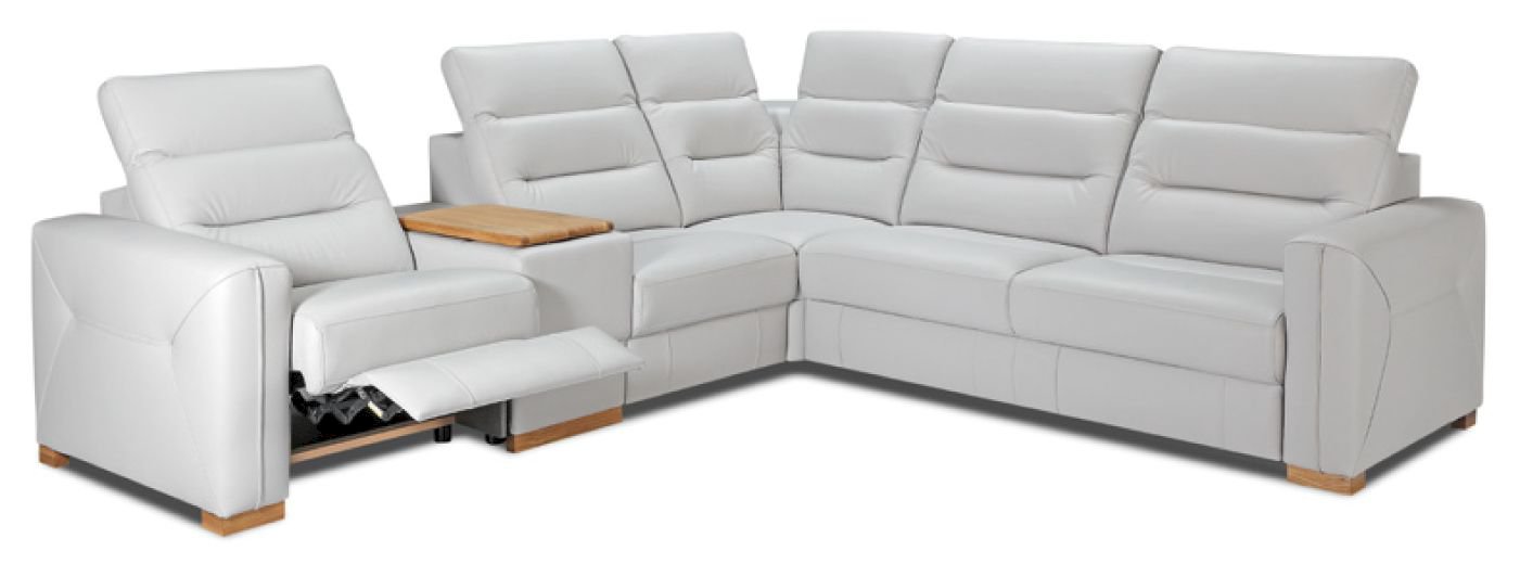 Feniks - Exellence Narożnik BOK/L-1BBEL-PL-1BB-E-2,5FR z funk. spania i relaksem elektrycznym