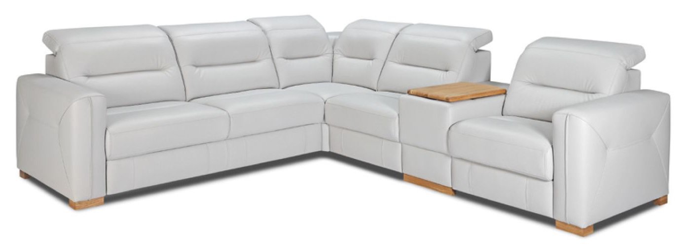 Feniks - Exellence Narożnik 2,5FL-E-1BB-PL-1BBEL-BOK/R z funk. spania I relaksem elektrycznym