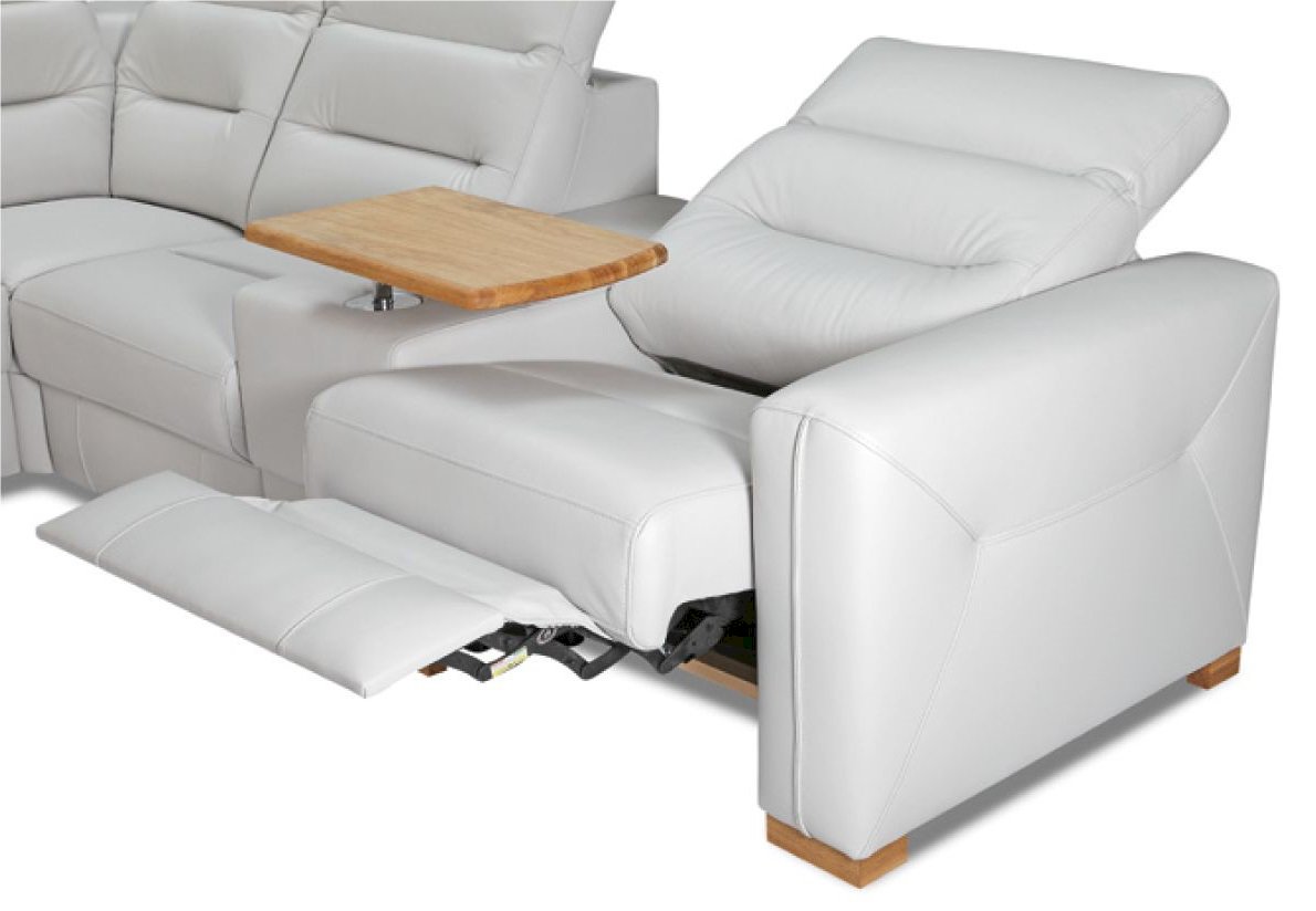 Feniks - Exellence Narożnik 2,5FL-E-1BB-PL-1BBEL-BOK/R z funk. spania I relaksem elektrycznym