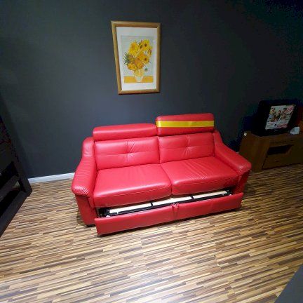 Vero Mughetto - zestaw (sofa z f.spania + fotel z f.relax) Vero Mughetto - zestaw (sofa z f.spania + fotel z f.relax)