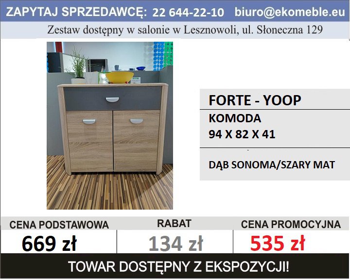FORTE - YOOP - KOMODA