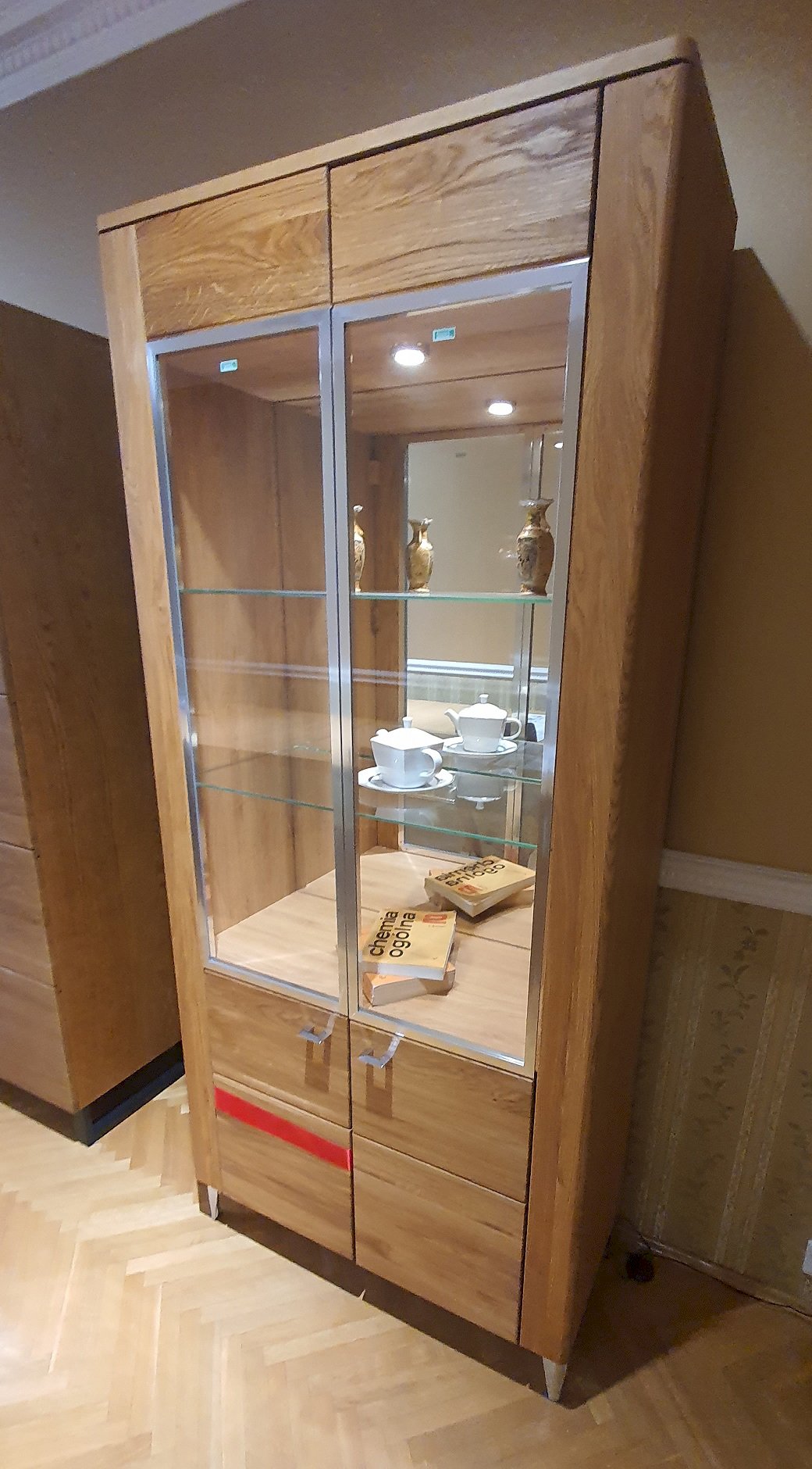 SZYNAKA LATINA 12 WITRYNA 2D DĄB MIODOWY