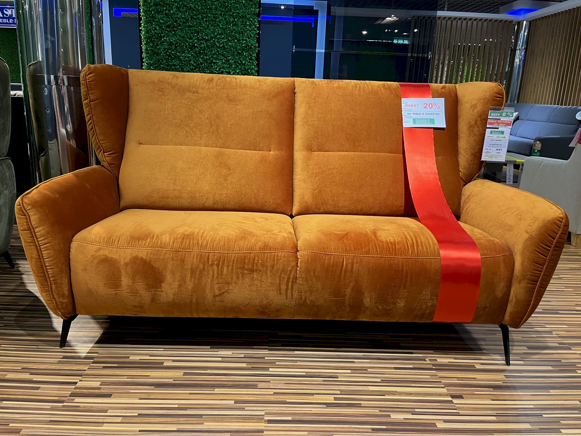 GALA - LORIEN - SOFA 3 OSOBOWA - TK. MUSTANG 960