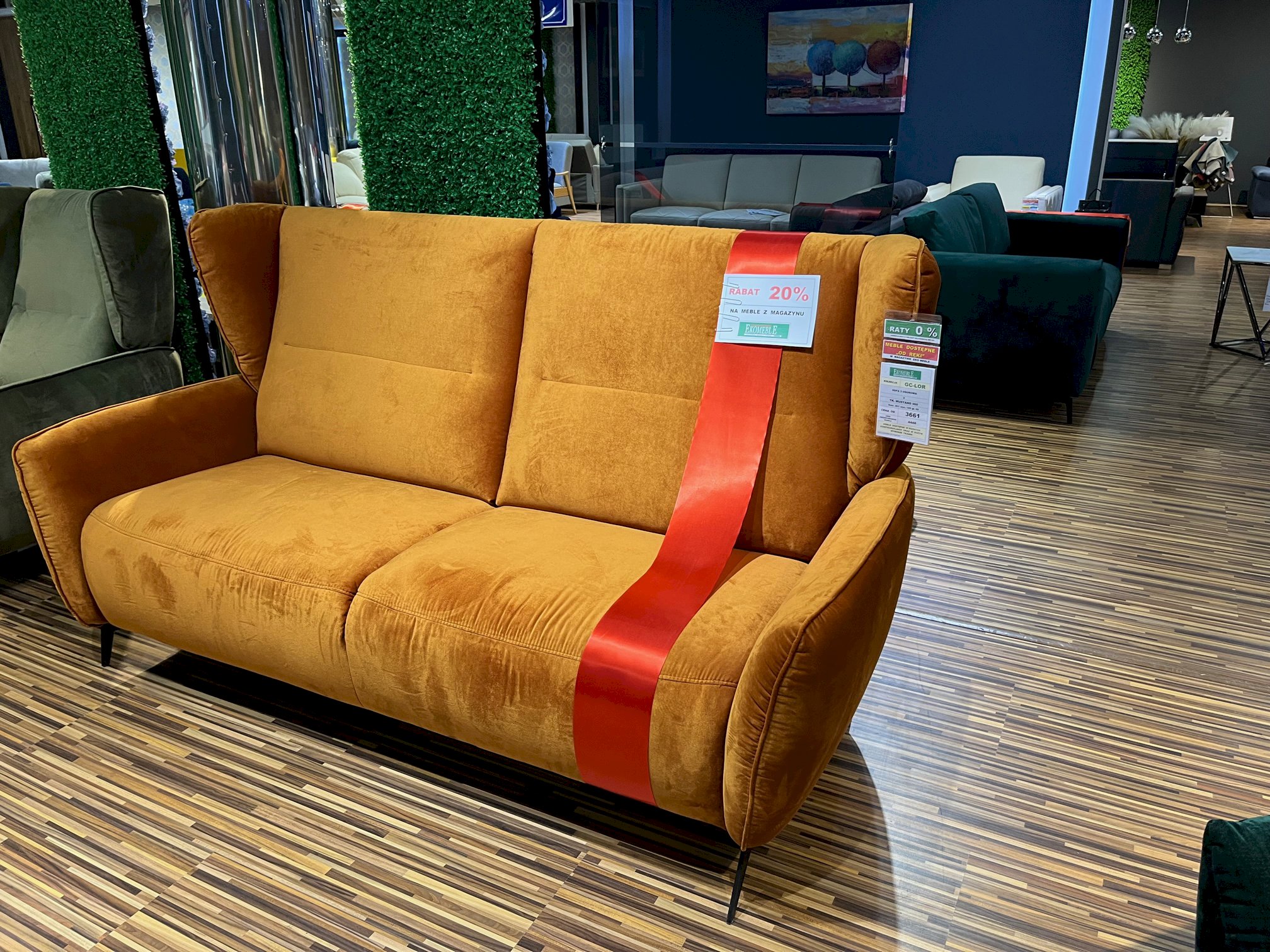 GALA - LORIEN - SOFA 3 OSOBOWA - TK. MUSTANG 960