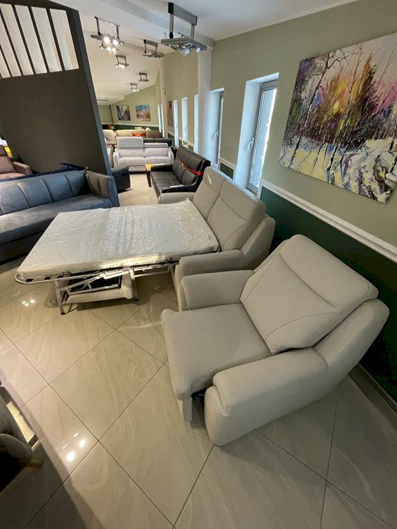 VERO - CLIVIA - SOFA Z FUN. SPANIA + FOTEL Z FUN. RELAKS SKÓRA S1-91 VERO - CLIVIA - SOFA Z FUN. SPANIA + FOTEL Z FUN. RELAKS SKÓRA S1-91